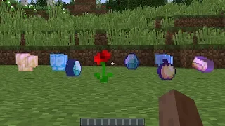 Minecraft, but flowers drop random items