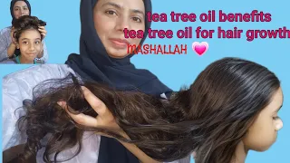 Magical tea tree oil for hair growth | benefits | how to grow hair faster |