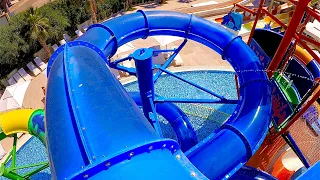 Blue Spiral Water Slide at Queen's Park Resort