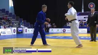 66 kg Клепцов С Крылов Г 10 11 2018 Т3 Первенство России среди юношей и девушек до 18 лет, ТЮМЕНЬ