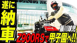 【バイク納車】藤川球児、人生初!!大型バイク納車の１日！！【Z900RS火の玉カラー】