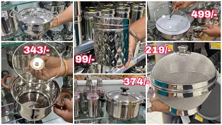 D Mart flat 60% OFFER Stainless Steel Kitchenette & House Useful needs Latest Offers Under 1,500/-
