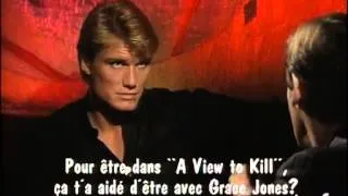 Cinéma. Interview signalement : Dolph Lundgren (Première partie) - Archive INA