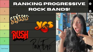 RANKING PROGRESSIVE ROCK BANDS! || TierMaker