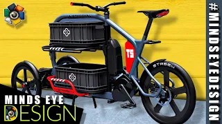 NEW INNOVATIVE CARGO TRIKE ROLLS LIKE THE KEI VAN OF EBIKES