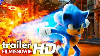 SONIC THE HEDGEHOG TV Trailer (2020) Video Game Movie