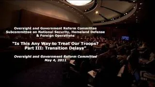 "Is This Any Way to Treat Our Troops? Part III: Transition Delays"