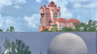 Walking to EPCOT & Riding The Disney Skyliner To Disney's Hollywood Studios | Walt Disney World 2021