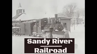 SANDY RIVER AND RANGELEY LAKES RAILROAD  MAINE  NARROW GAUGE RAILROAD  MD52154