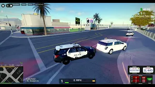 police full recruit (pulls suspect over)