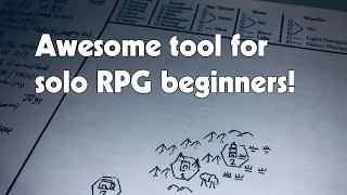 Solo Gaming Sheets - Easy, portable solo RPG play!