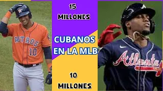 Peloteros Cubanos mejor pagados en la MLB este 2023