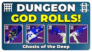 Destiny 2: Ghosts of the Deep Dungeon GOD ROLL GUIDE! (PVE Rankings)