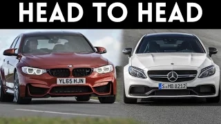 Sports Car Fight! |'17 Mercedes C63 AMG S Coupe vs '17 BMW M3 Competition Package