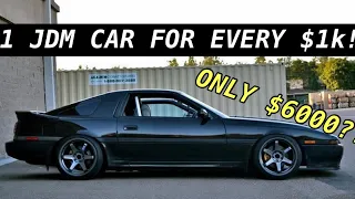 The 13 Best JDM Cars For Every Budget! ($1k-$25k)