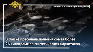 Ирина Волк: В Омске пресечена попытка сбыта более 26 килограммов синтетических наркотиков