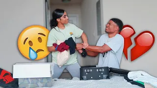 IM LEAVING YOU PRANK ON BOYFRIEND (HE CRIES)