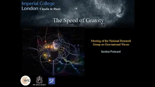 The Speed of Gravity