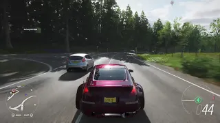 Forza Horizon 4 Nissan 350z Tokyo Drift (Steering Wheel + Shifter) Gameplay