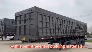 Transport 100 ton rollover semi-trailer, pleasewhatsapp +86 15587320008