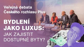 Bydlení jako luxus: Jak zajistit dostupné byty? Veřejná debata v Plzni