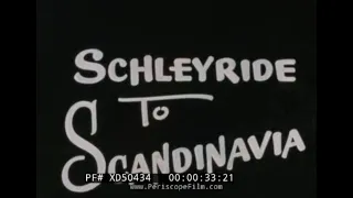 “SCHLEY RIDE TO SCANDINAVIA” 1960s TRIP FROM SCOTLAND TO NORWAY TRAVELOGUE  R1 Part 1   XD50434