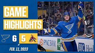 Game Highlights: Blues 6, Coyotes 5 (OT)