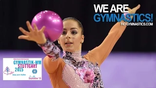 FULL REPLAY: 2015 Rhythmic Worlds, Stuttgart (GER) - Hoop + Ball Finals - We Are Gymnastics !