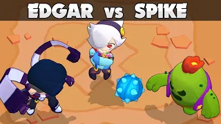 🔥 EDGAR vs SPIKE 🔥 1VS1 🔥 Brawl Stars