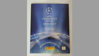 Panini Album "Champions League 2006/2007" Full 100% complete sticker album