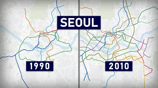 Evolution of the Seoul Metropolitan Subway 1974-2010 [Part 1]