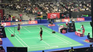 Singapore Open 2019 Day 2- Lin Dan Vs Viktor Axelsen on 10 April 2019