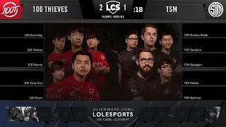 TSM vs 100, Game 4 - 2020 LCS Spring Playoffs - Team SoloMid vs  100 Thieves