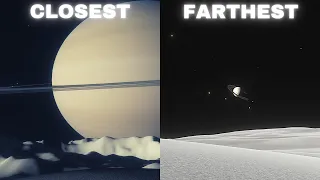 View from Closest Moon Vs Farthest Moon of Every Planet (Solar System)