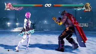 Easy to beat Lil-Majin's Tech Burning Knuckle Combo on females #TEKKEN7