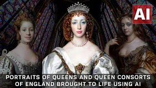 Portraits of Queens and Queen Consorts of England Brought to Life Using AI
