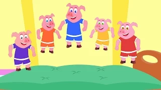 Пять поросят | Five Little Piggies