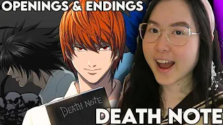 First Time Reacting to Death Note Opening & Ending | New Anime Fan!  ANIME OP ED REACTION