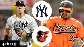 New York Yankees vs Baltimore Orioles Highlights | April 6, 2019