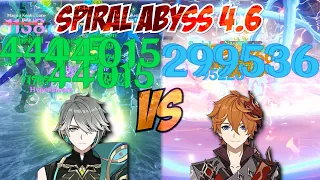 THE BOYS ARE BACK!! ALHAITHAM X FURINA QUICKBLOOM VS CHILDE NATIONAL | SPIRAL ABYSS 12 VERSION 4.6