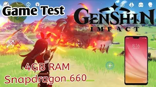 Genshin Impact Game test Xiaomi mi 8 Lite