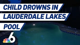 Lauderdale Lakes Child Living with Autism Drowns in Pool: Neighbors