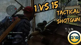 1 vs 15 (Tactical Shotgun) Intense Comeback   - The Last of Us : Remastered Multiplayer