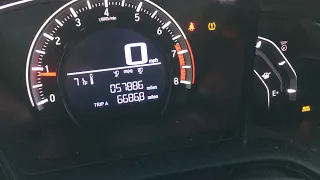 Honda Civic 2016 dashboard lights brake system