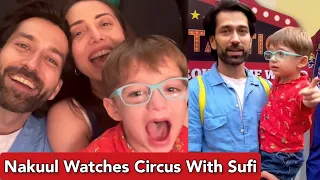 Nakuul Mehta Enjoys Circus With His Family | Nakuul's Son Sufi's Cute Reaction On Jokers