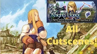 DFFOO #450 - Knight's Honor (Lost Chapter) All Cutscenes!