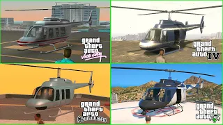 Which is Best Helicopter "Maverick" in GTA Game? | GTA 5, GTA 4, GTA SA, GTA VC