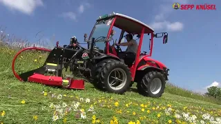 Antonio Carraro mit BB Doppelmässermähwerk 05.2022