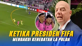 Infantino Sampai SPEECHLESS!! Reaksi Presiden FIFA Lihat Messi Selamatkan Intermiami Dari Kekalahan 