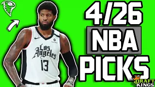 DRAFTKINGS + FANDUEL NBA DFS 4/26 LINEUP PICKS TODAY | Monday PICKS FANTASY BASKETBALL 2021